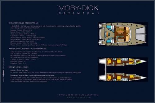 Moby-Dick - Catamaran de prestige à louer
